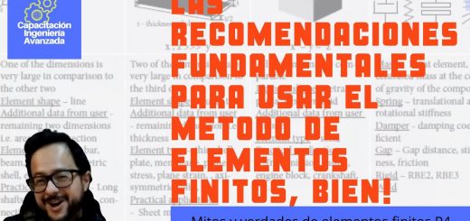 RECOMENDACIONES ELEMENTOS FINITOS
