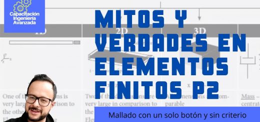 mitos y verdades sobre elementos finitos mallado correcto